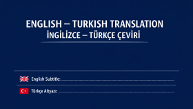 Türkçe-İngilizce metinlerinizi profesyonel şekilde çeviririm