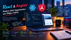 React ve Angular ile modern web arayüzleri geliştiririm