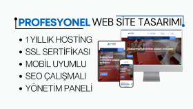 profesyonel şekilde mobile uygun şık web sitesi yaparım