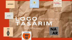 logonuzu minimalist şekilde tasarlarım
