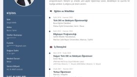 hem CV yazabilirim hem de web tasarımını yapabilirim
