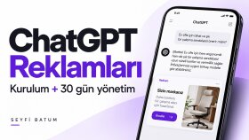ChatGPT reklam kampanyanızı kurar ve 30 gün yönetirim