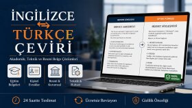 İngilizce–Türkçe belge, evrak ve sertifika çevirisi yaparım