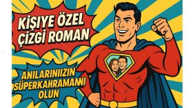 anılarınızı ve hayallerinizi çizgi romana çevirebilirim