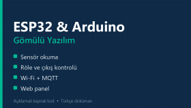 ESP32 ve Arduino için gömülü yazılım yazarım