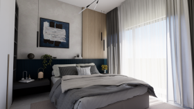 Yatak odası tasarım ve 3D görselleştirme