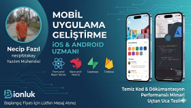 React native ile profesyonel uygulamanızı geliştiririm