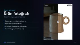 Örnek: Ürün Fotoğrafı — Beyaz Fon ve Yapay Zekâ Sahnesi