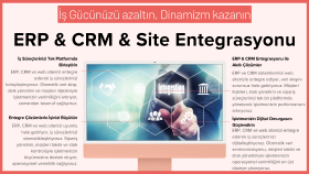 ERP ve CRM entegrasyon ihtiyaçlarınızı karşılayabilirim