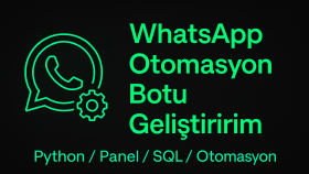 whatsapp bildirim botu ve otomasyon yazılımı geliştiririm