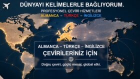 Almanca ve İngilizce profesyonel çevirilerinizi yapabilirim