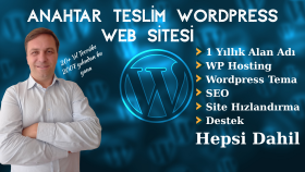 seo ve opt. dahil profesyonel wordpress web sitesi kurarım