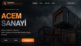 ACEM Sanayi — Kurumsal Web Sitesi