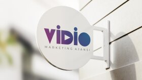 Vidio Marketing Ajansı Logo Çalışması
