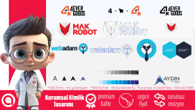 profesyonel olarak kurumsal kimlik çalışmanızı hazırlarım