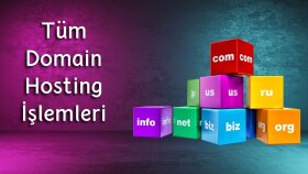 tüm domain ve hosting işlemlerinizi yapabilirim