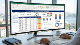 profesyonel ve canlı yürütülen Ms Excel çalışmaları yaparım