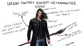Urban Fantasy Konsept Karakter Tasarım