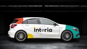 İnteria Rent a Car Logo Çalışması