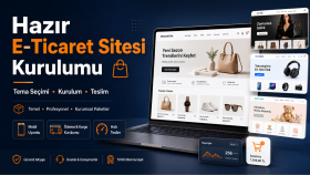 hazır e-ticaret sitenizi kurup teslim edebilirim