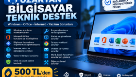 bilgisayar sorunlarınızı uzaktan çözerim