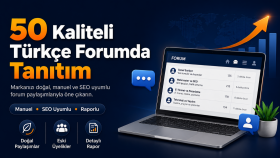 sitenizi kaliteli forumlarda tanıtabilirim