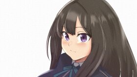 Digital anime drawing
