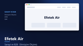 B2B Sitesi için Ölçüm Altyapısı