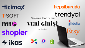 e-ticarette hızlı, hatasız veri girişi hizmeti veririm