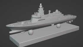 3D F515 gemi modeli