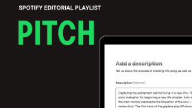 Spotify editoryal çalma listeleri için pitch metni yazarım