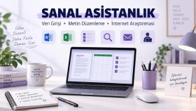 sanal asistanlık ve veri girişi yaparım