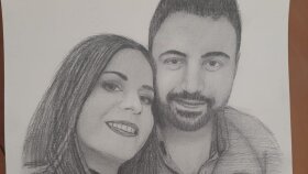 Karakalem kişiye özel Portre