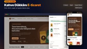 Kahve Dükkânı E-ticaret Sitesi – Örnek Çalışma