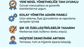SİZİNDE BÖYLE QR MENÜ SİTENİZ OLSUN YENİ NESİL