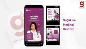 Medikal ve Hastane Sektörü Sosyal Medya Tasarımları