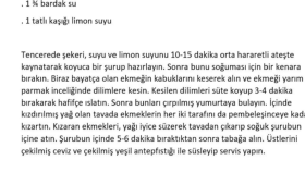 Yemek Tarifleri Deşifresinden