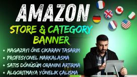 Amazon markanız için Store-Kategori banner hazırlayabilirim