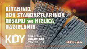 KDY kitap tasarımınızı onay garantili ve hızlıca yaparım