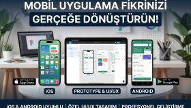 iOS ve Android için profesyonel mobil uygulama tasarlarım