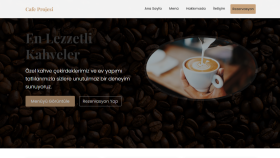 Cafe / Restorant Web Projesi