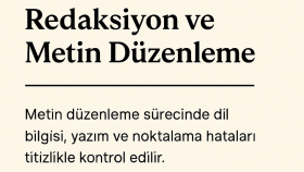 Redaksiyon ve Metin düzenleme