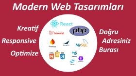 dilediğinizce modern websiteler geliştirebilirim
