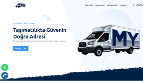 MY NAKLİYE Firmasının Kurumsal Web Sitesi