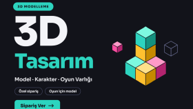 projeleriniz için özgün 3D low poly modeller tasarlarım