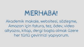 İş örneğim