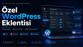 özel WordPress eklentisi geliştiririm