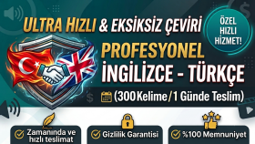 İngilizce metinlerinizi eksiksiz ve hızlı çeviririm