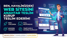 modern ve hızlı web sitenizi anahtar teslim olarak kodlarım