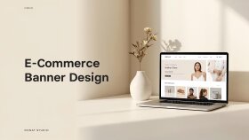 e-ticaret sitelerin için profesyonel banner tasarlıyorum